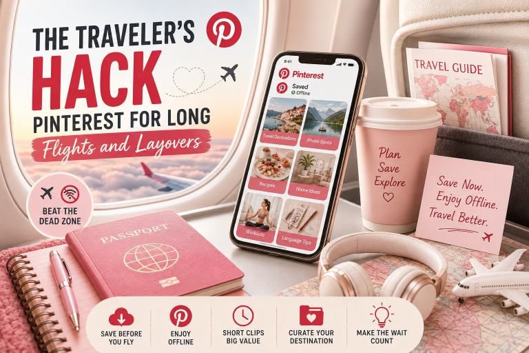 The Traveler's Hack: Pinterest for Long Flights and Layovers 2 The Traveler’s Hack