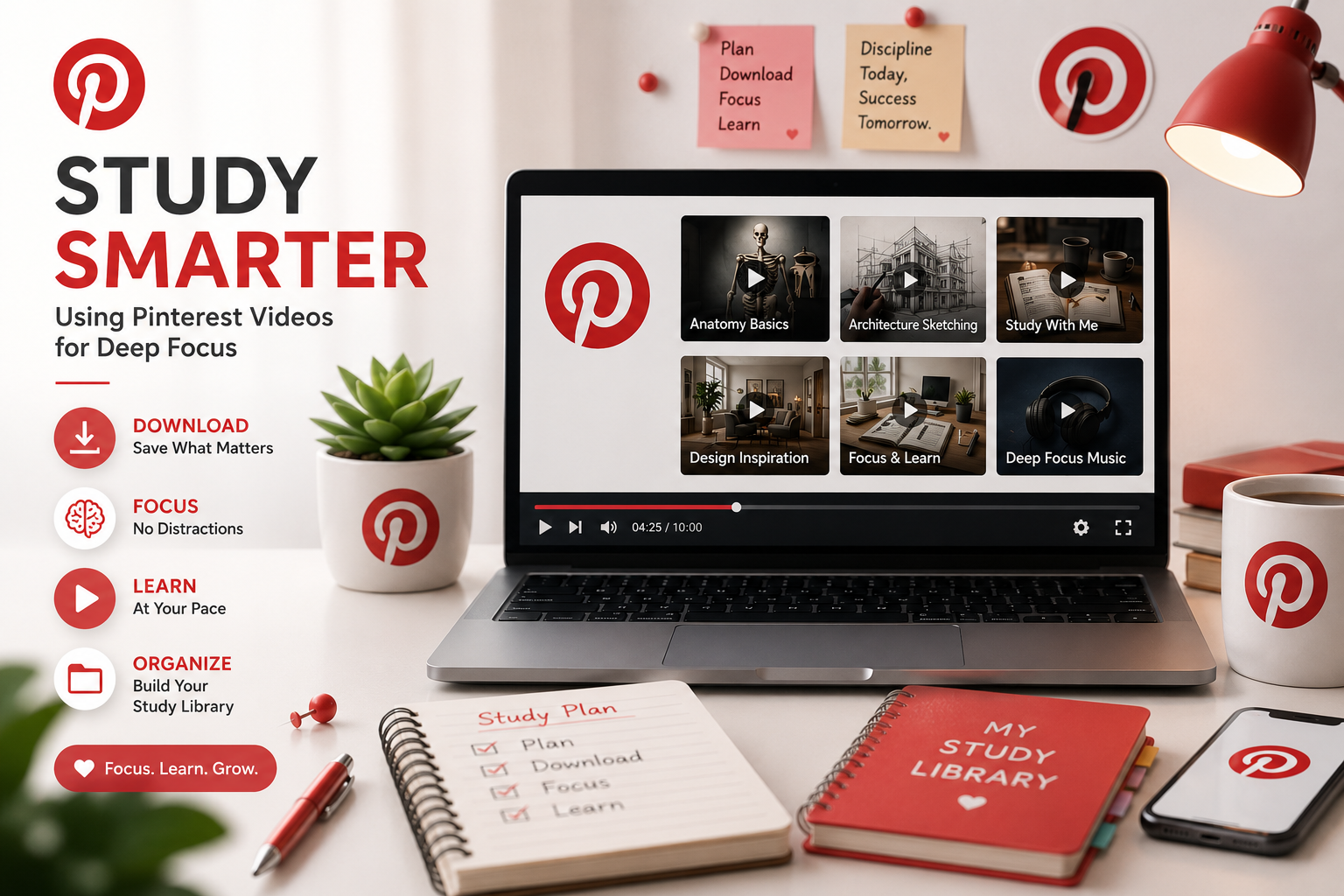 Study Smarter: Using Pinterest Videos for Deep Focus 1 Study Smarter: Using Pinterest Videos for Deep Focus